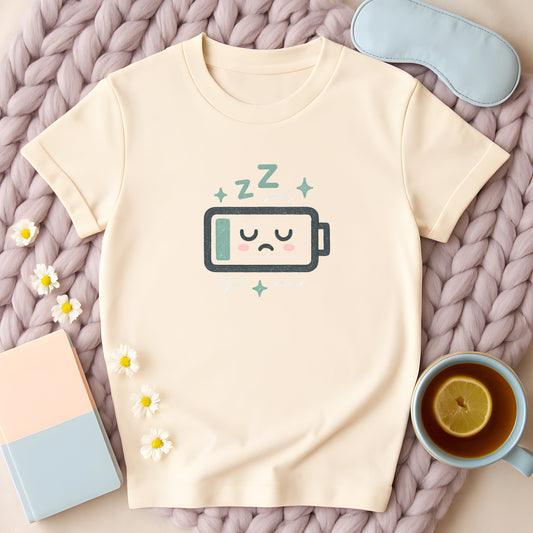 Sleepy Low Energy Battery T-Shirt