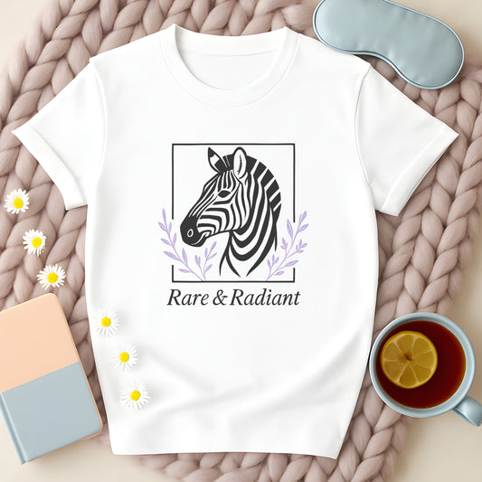 Rare and Radiant Zebra T-Shirt
