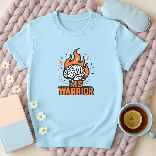 Fiery Brain MS Warrior T-Shirt