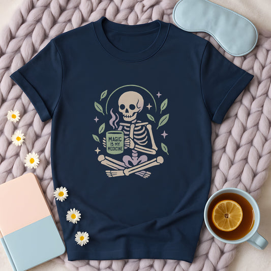 Magic Is My Medicine Skeleton T-Shirt