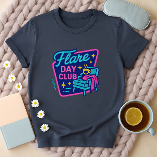 Neon Flare Day Club T-Shirt
