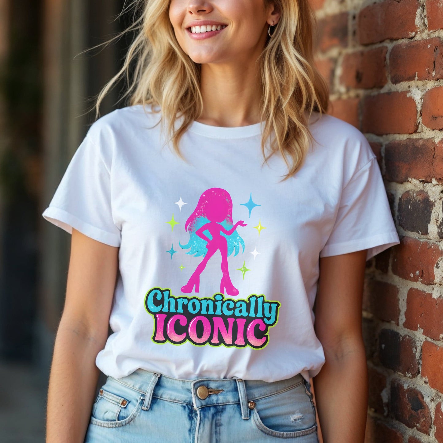 Chronically Iconic Doll Y2K T-Shirt