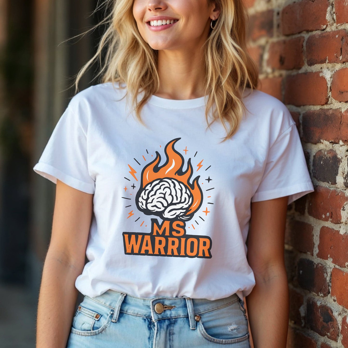 Fiery Brain MS Warrior T-Shirt
