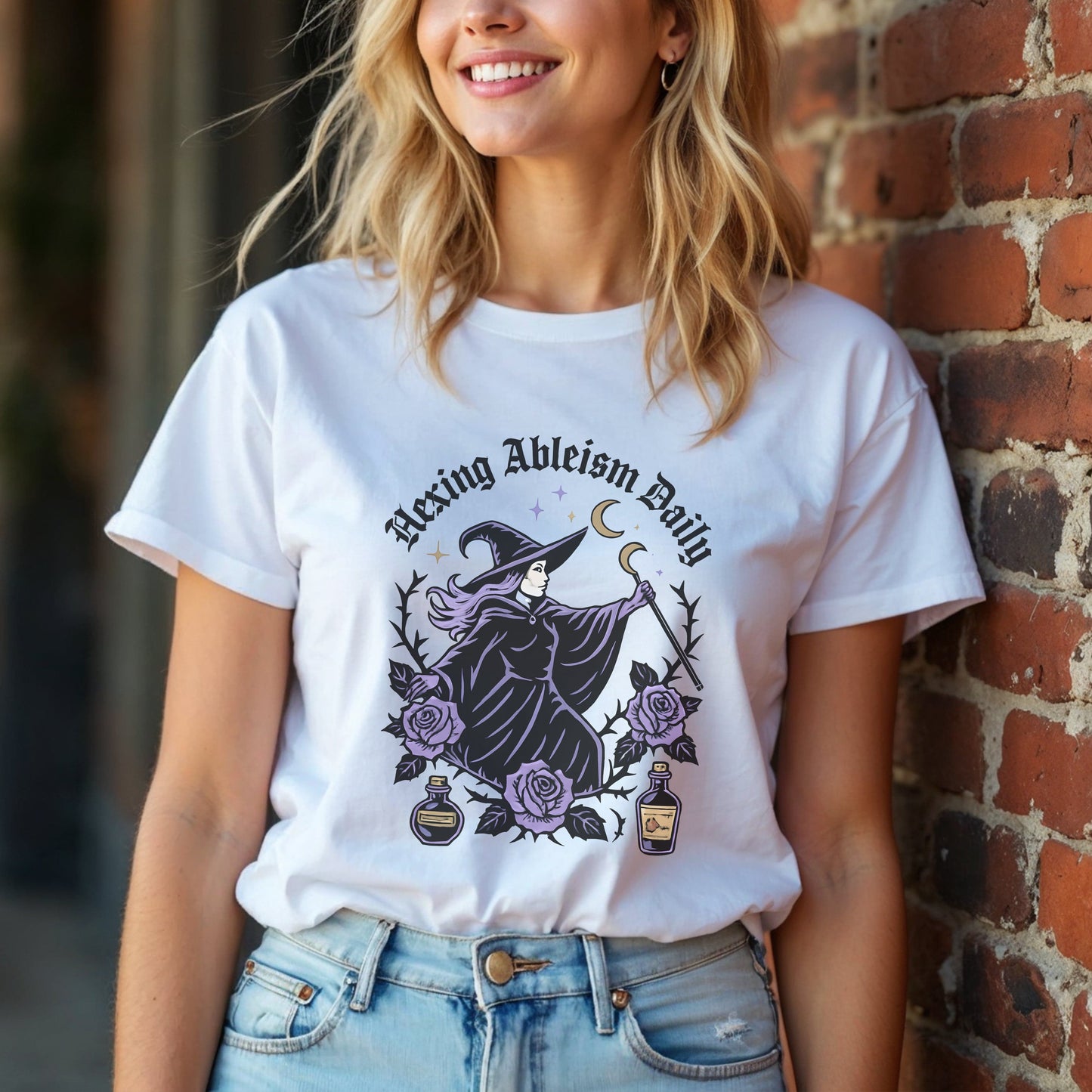 Hexing Ableism Daily Witch T-Shirt