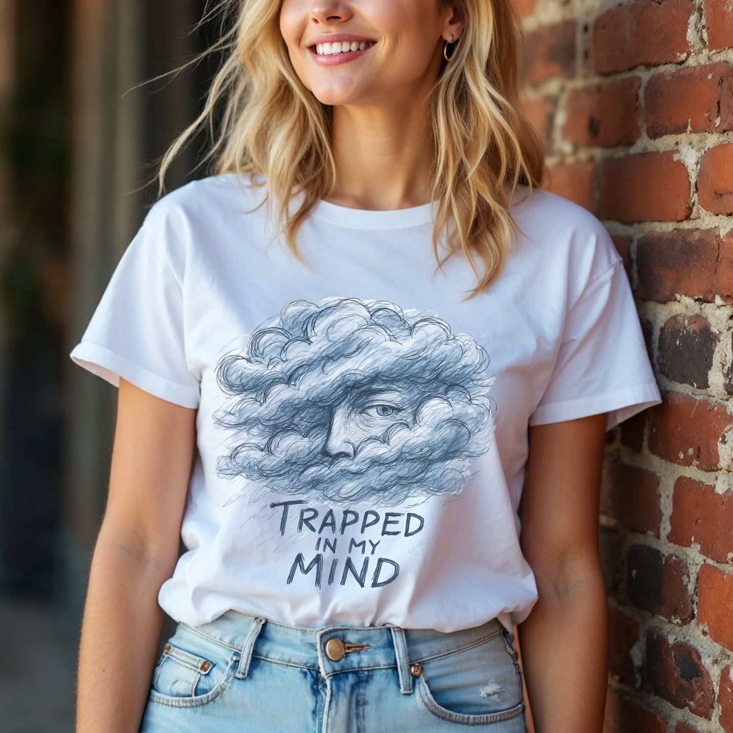 Trapped In My Mind Cloud T-Shirt