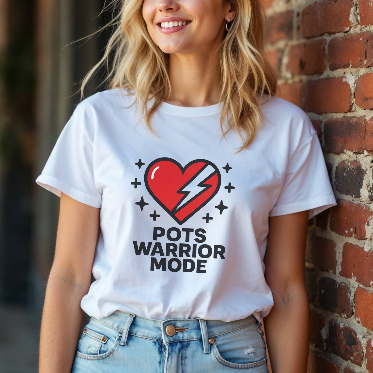 POTS Warrior Mode Heart T-Shirt