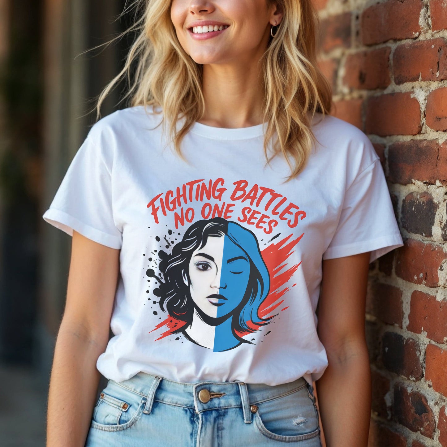 Fighting Battles No-one Sees T-Shirt