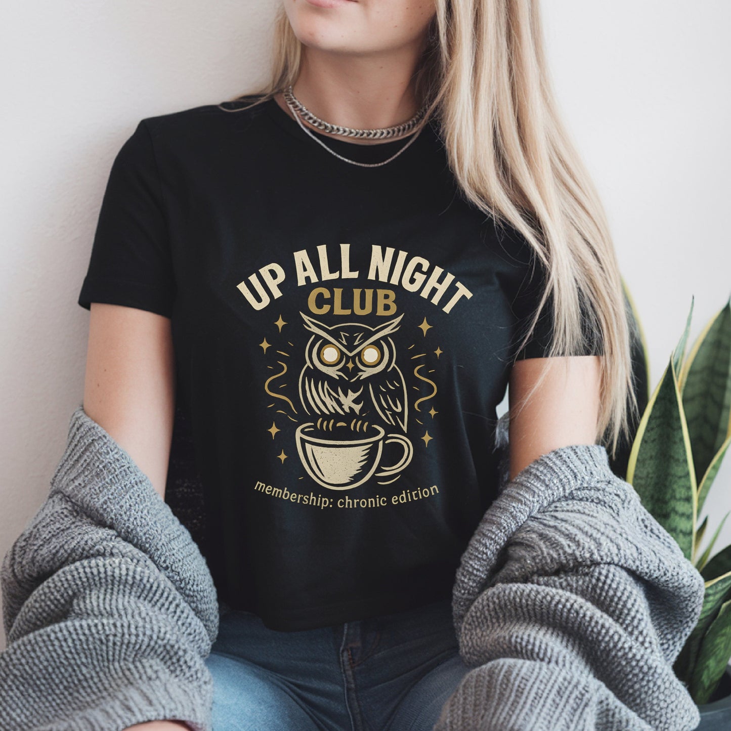 Up All Night Club Owl T-Shirt