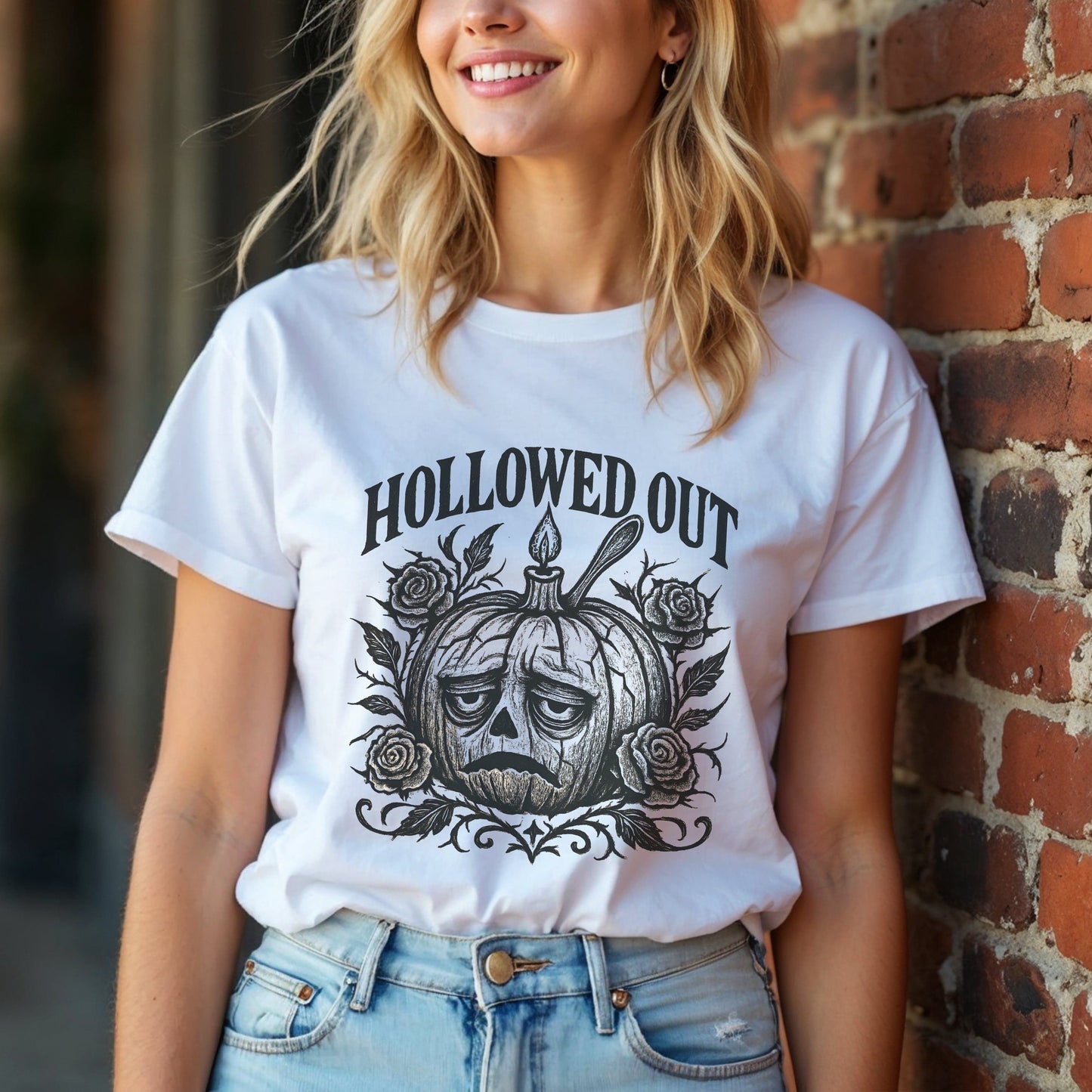 Hollowed Out Spoonie Pumpkin T-Shirt