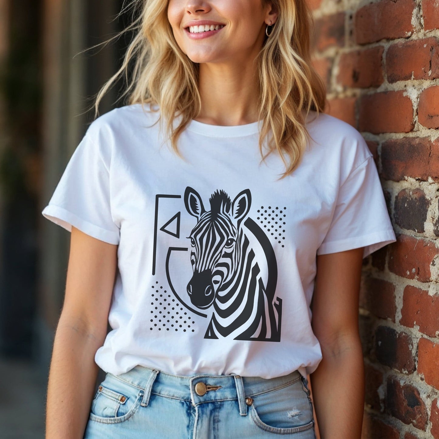 Elegant Zebra T-Shirt