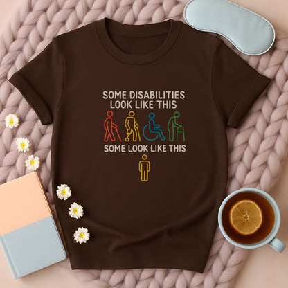 Some Disabilities Look Like This Colorful T-Shirt