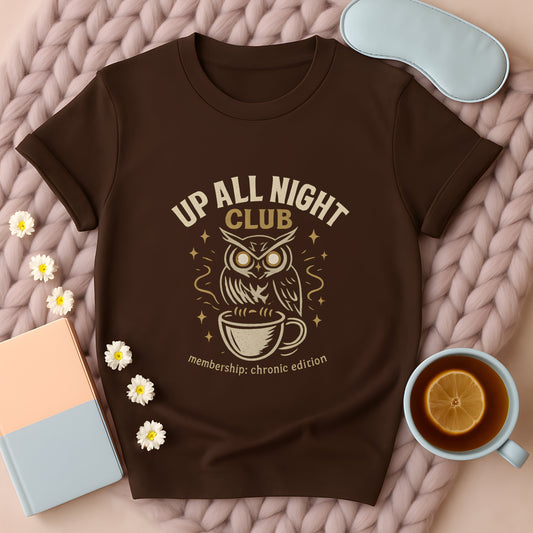 Up All Night Club Owl T-Shirt