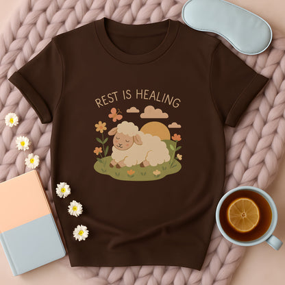 Rest Is Healing Sheep T-Shirt