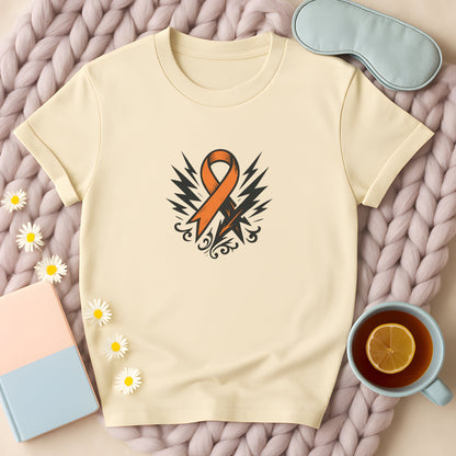 Electric Orange MS Awareness Ribbon T-Shirt
