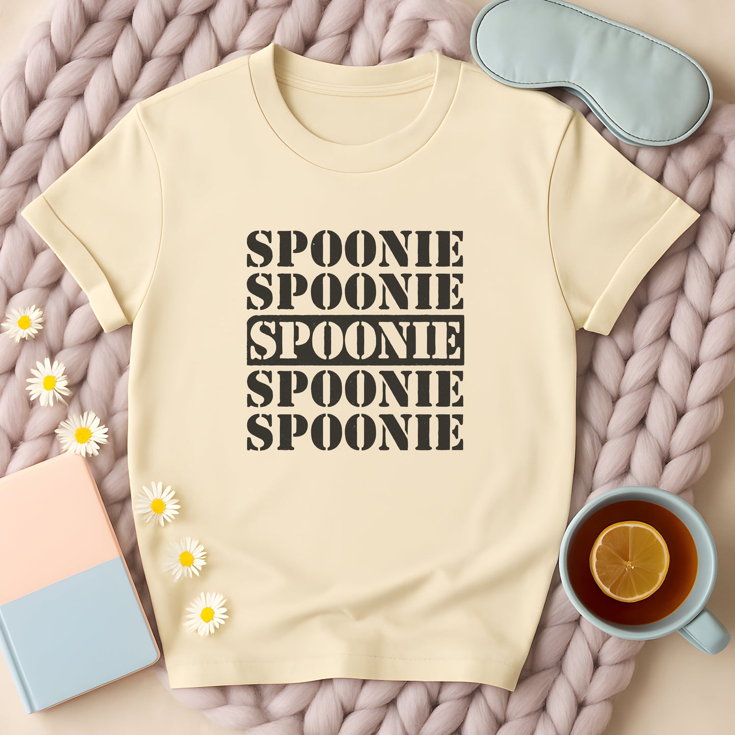 Spoonie Military Stencil T-Shirt