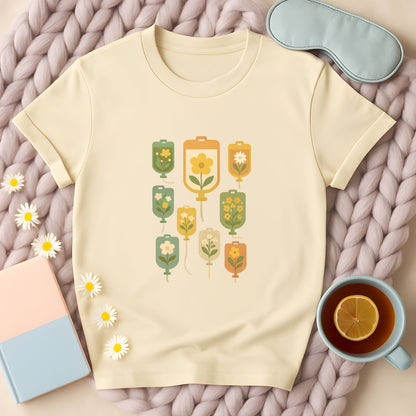 Floral IV Bags T-Shirt