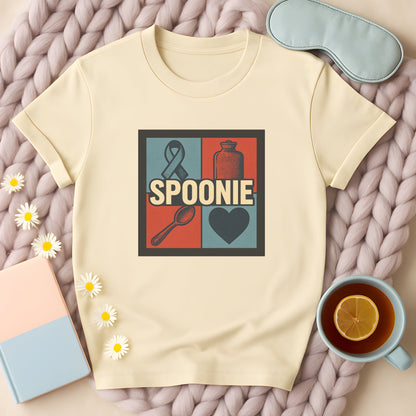 Spoonie Awareness Retro T-Shirt