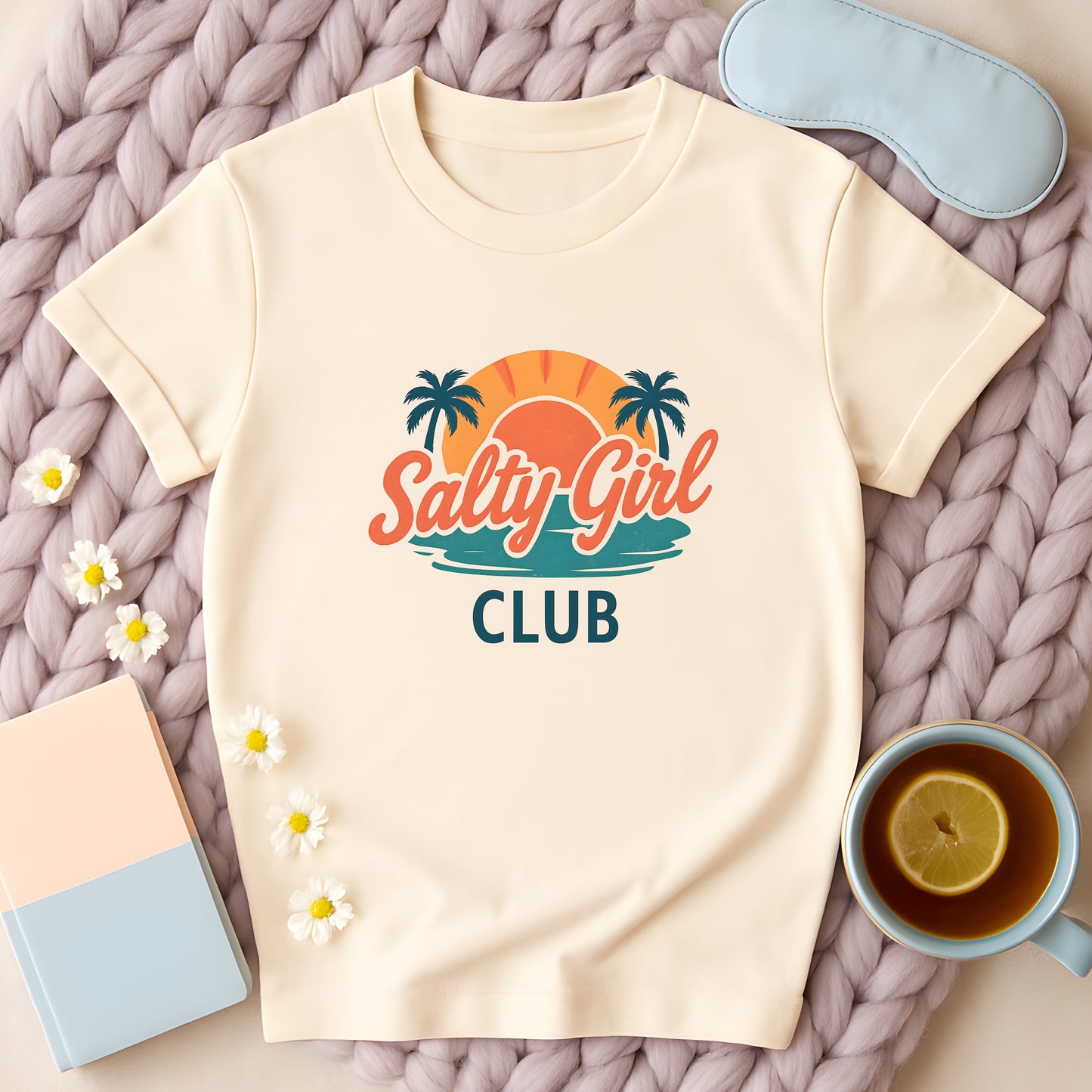 Salty Girl Club Beach T-Shirt