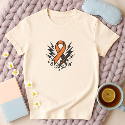Electric Orange MS Awareness Ribbon T-Shirt