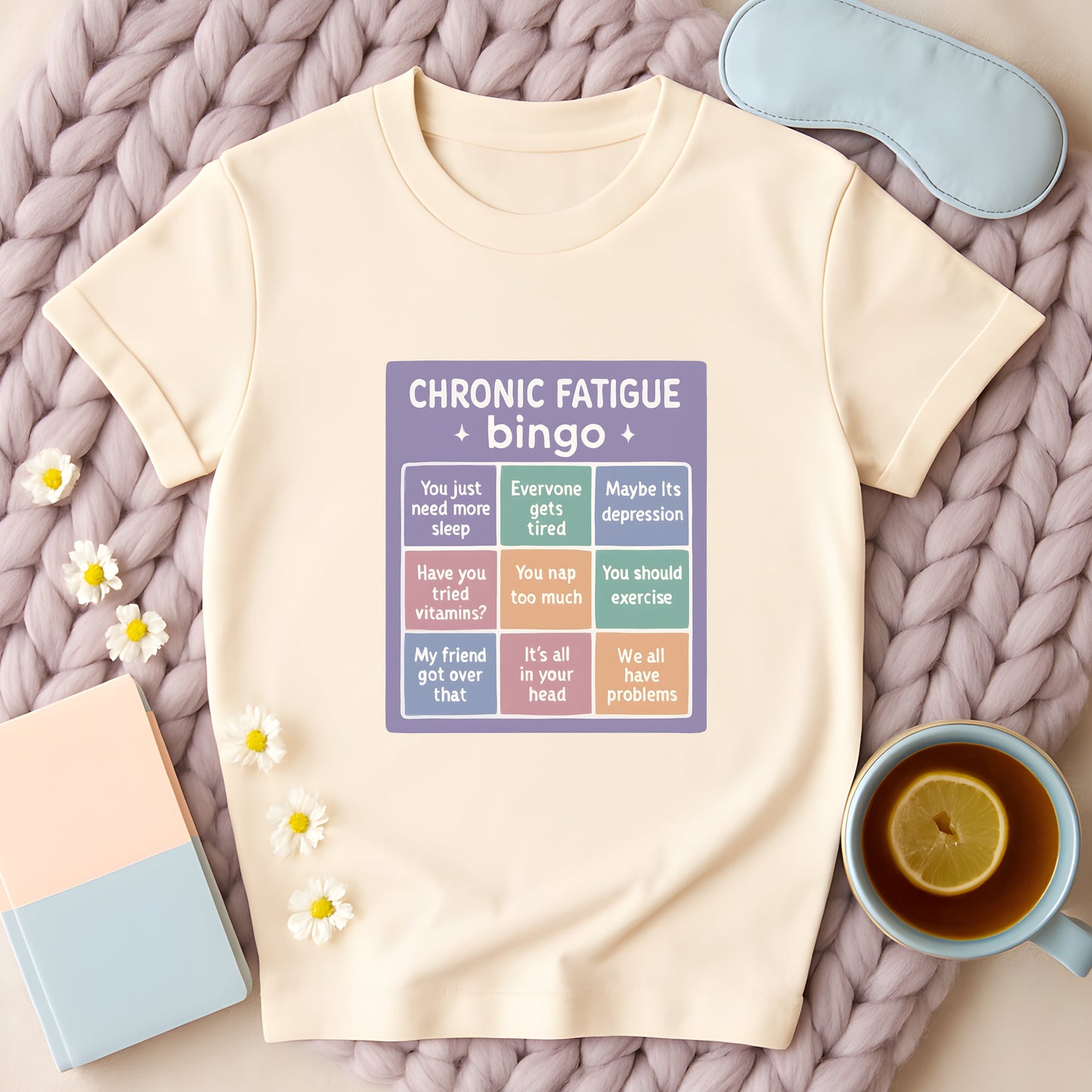 Chronic Fatigue Bingo T-Shirt