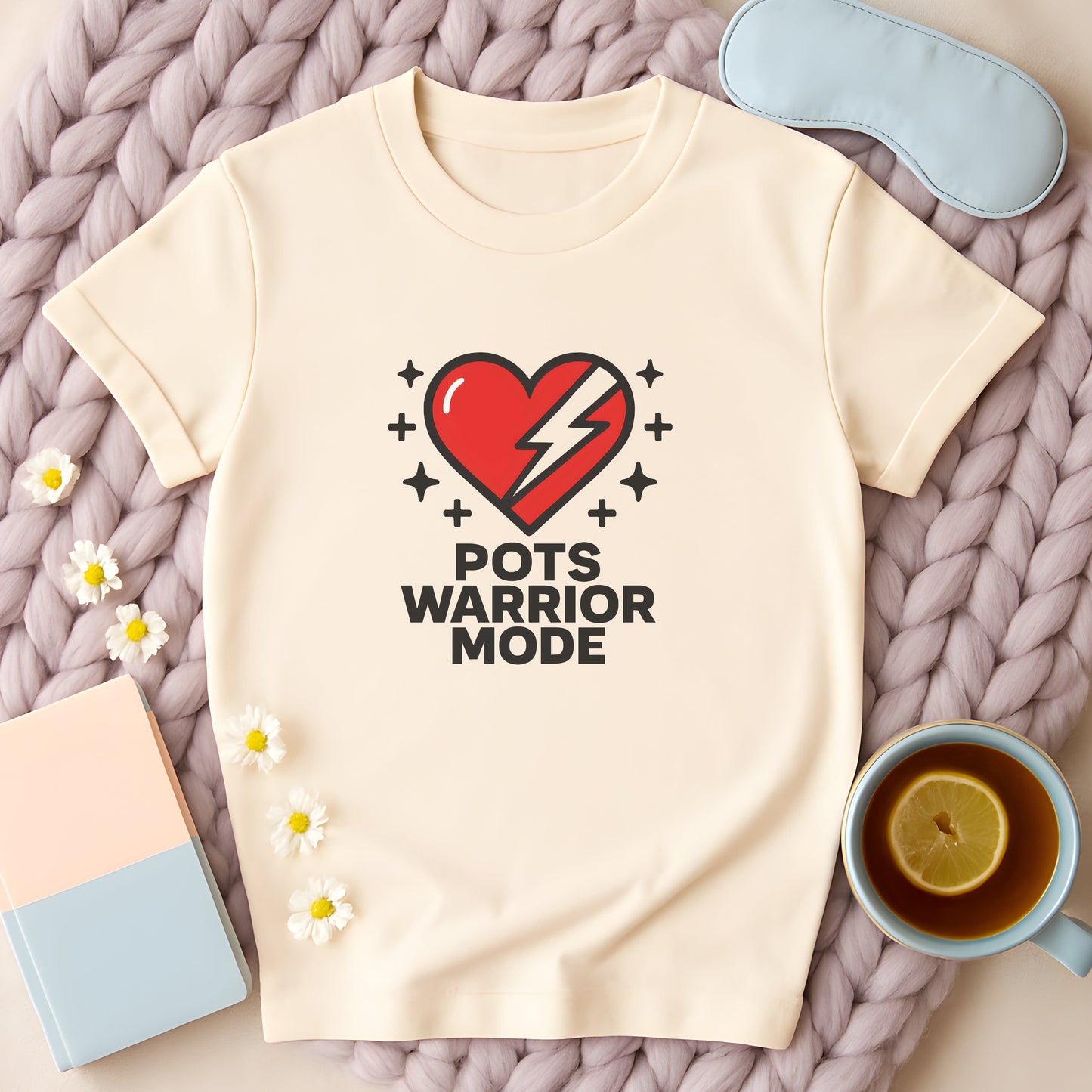 POTS Warrior Mode Heart T-Shirt