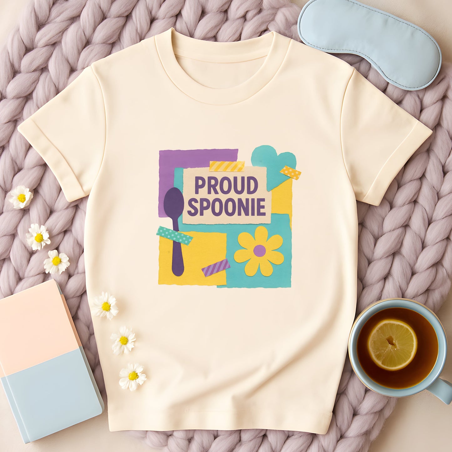 Proud Spoonie Scrapbook T-Shirt