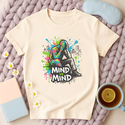 Mind Vs Mind Mental Health City T-Shirt