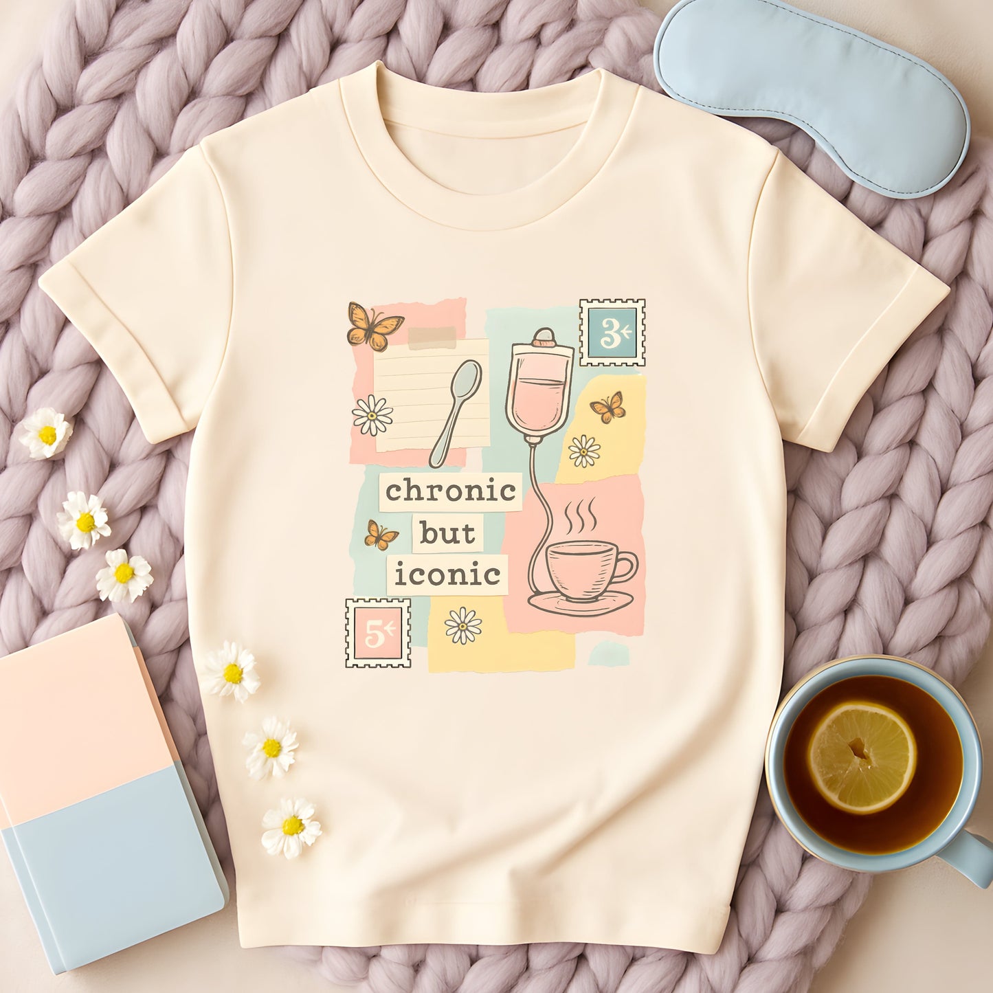 Chronic But Iconic Scrapbook T-Shirt