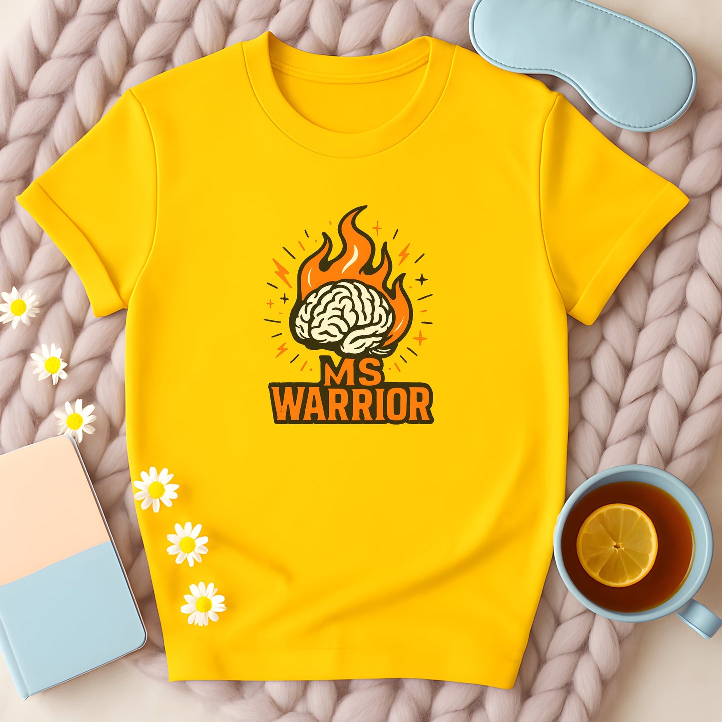 Fiery Brain MS Warrior T-Shirt