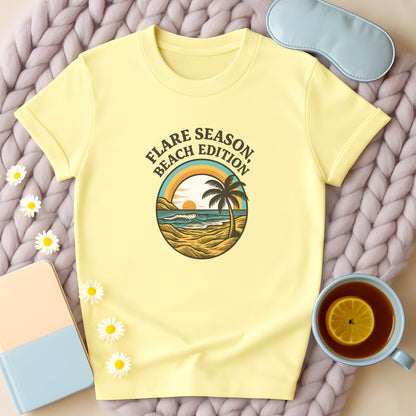 Flare Season Beach Edition Sunset T-Shirt