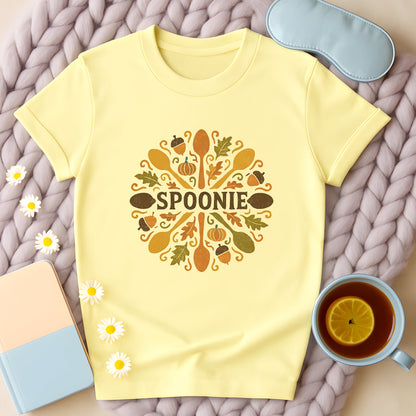Vintage Spoonie Fall Mandala T-Shirt