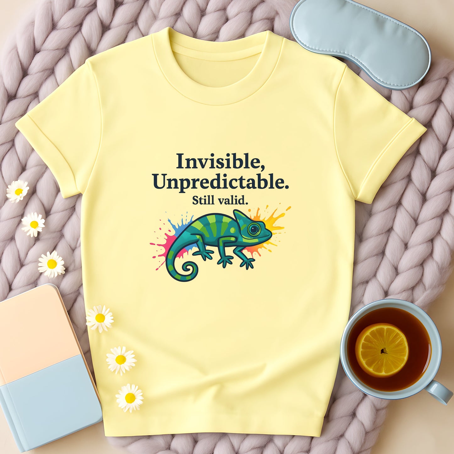 Invisible Unpredictable Still Valid Chameleon T-Shirt