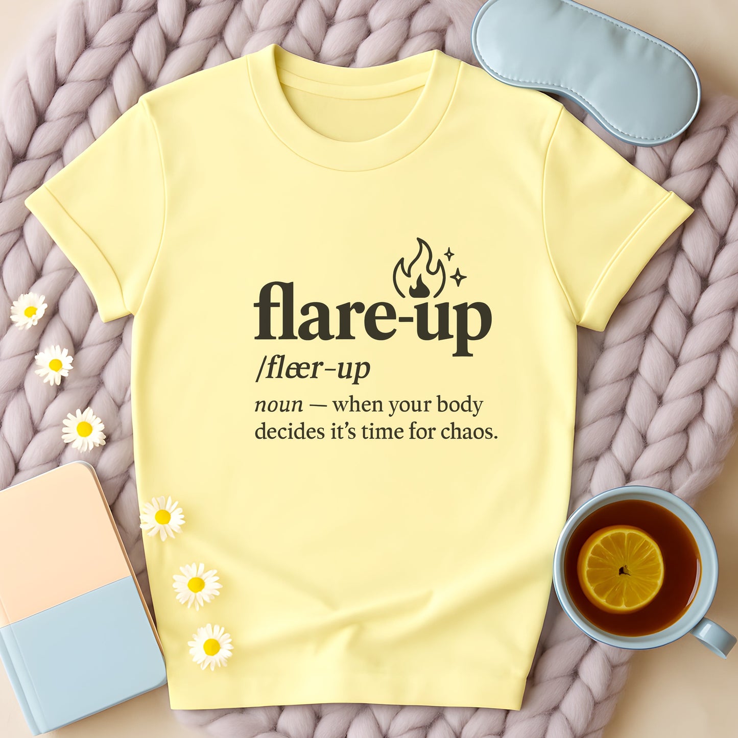 Flare-Up Definition T-Shirt
