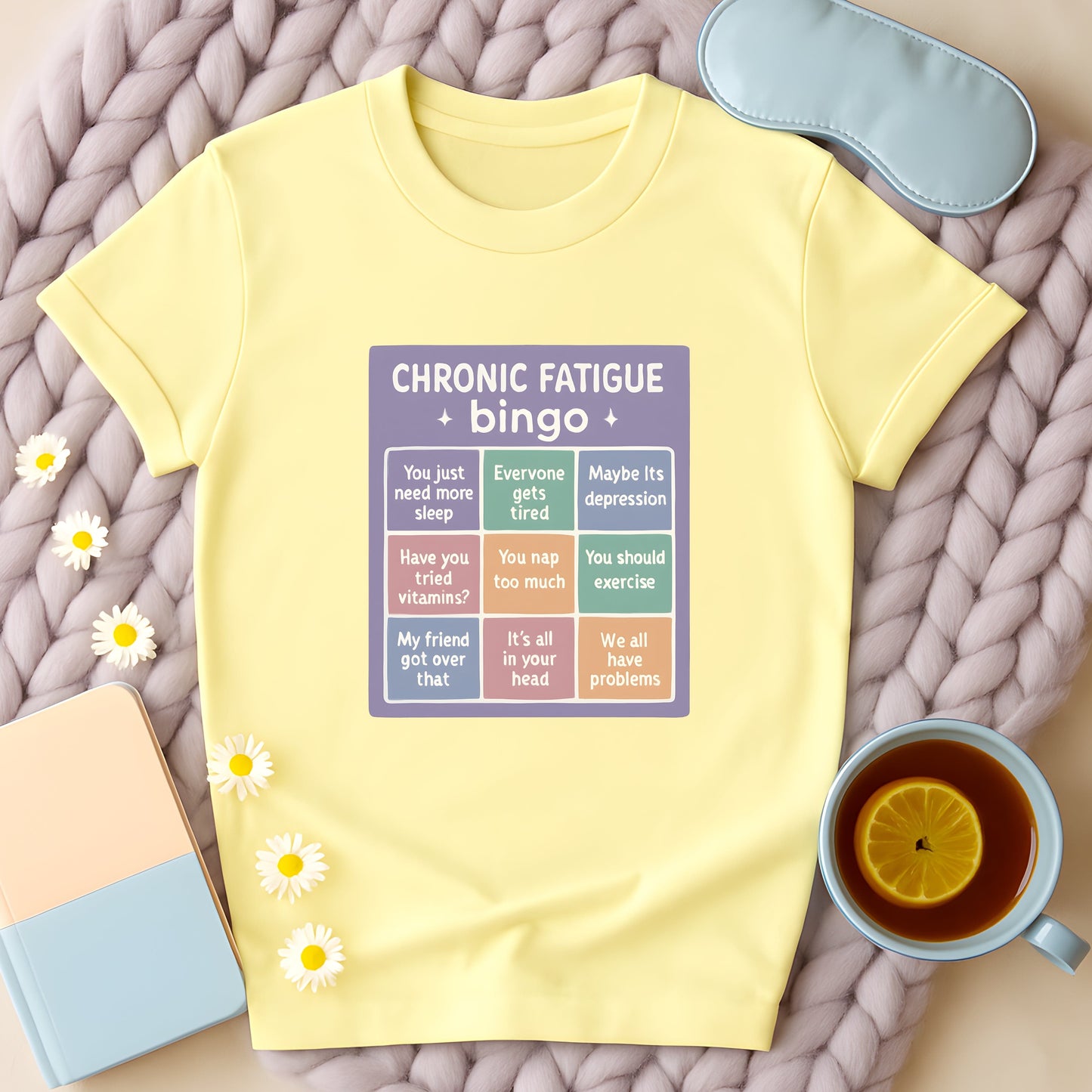 Chronic Fatigue Bingo T-Shirt
