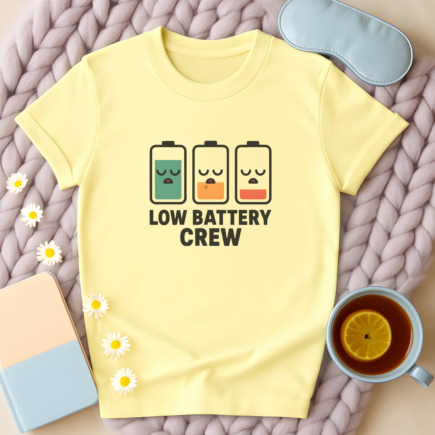 Low Battery Crew T-Shirt