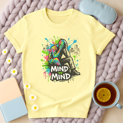 Mind Vs Mind Mental Health City T-Shirt