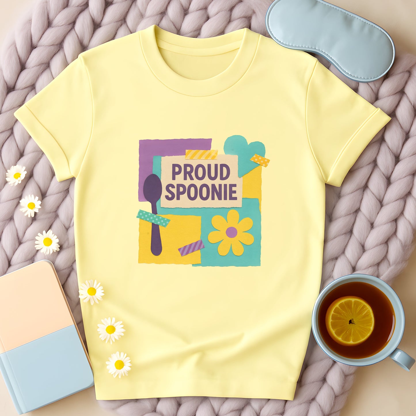 Proud Spoonie Scrapbook T-Shirt
