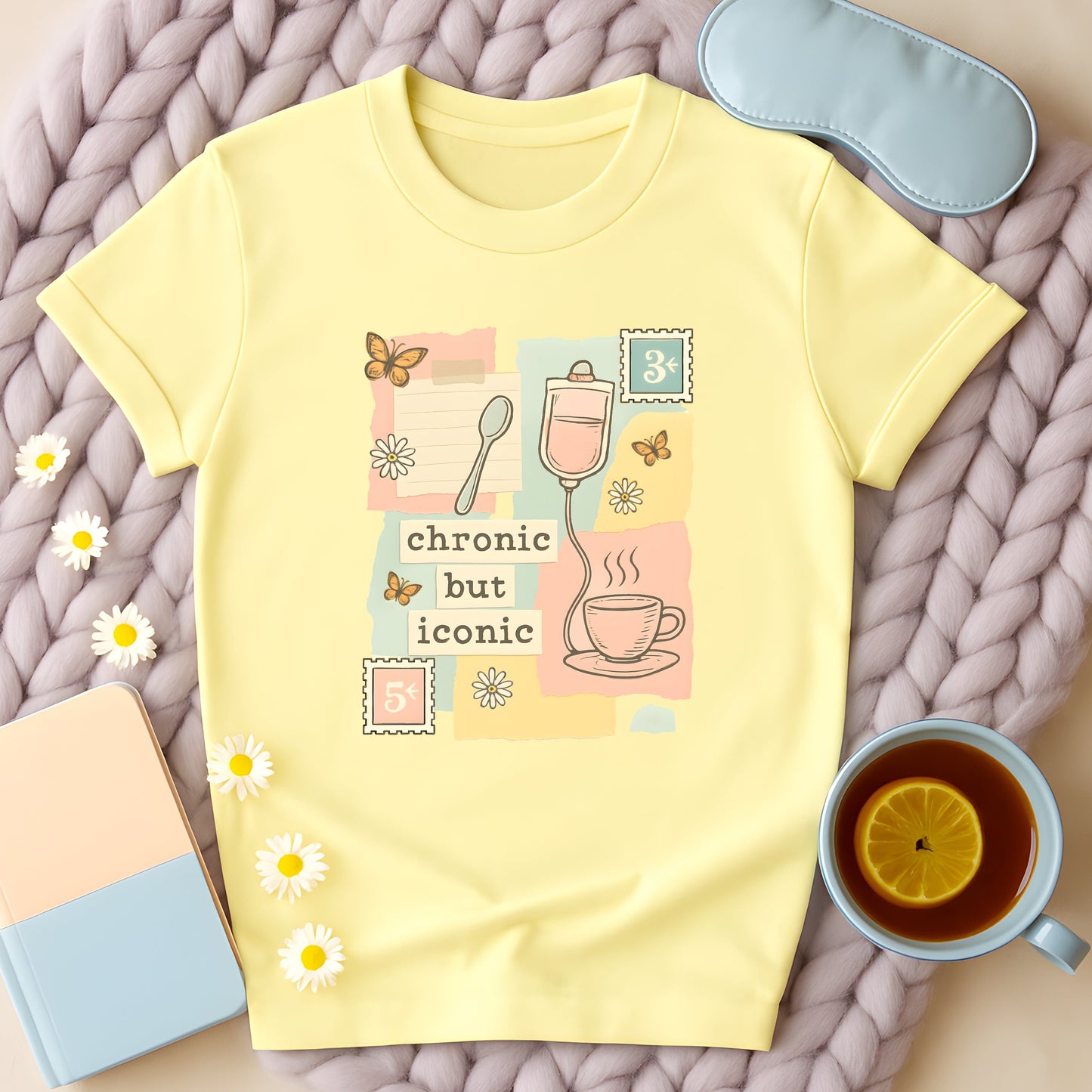 Chronic But Iconic Scrapbook T-Shirt