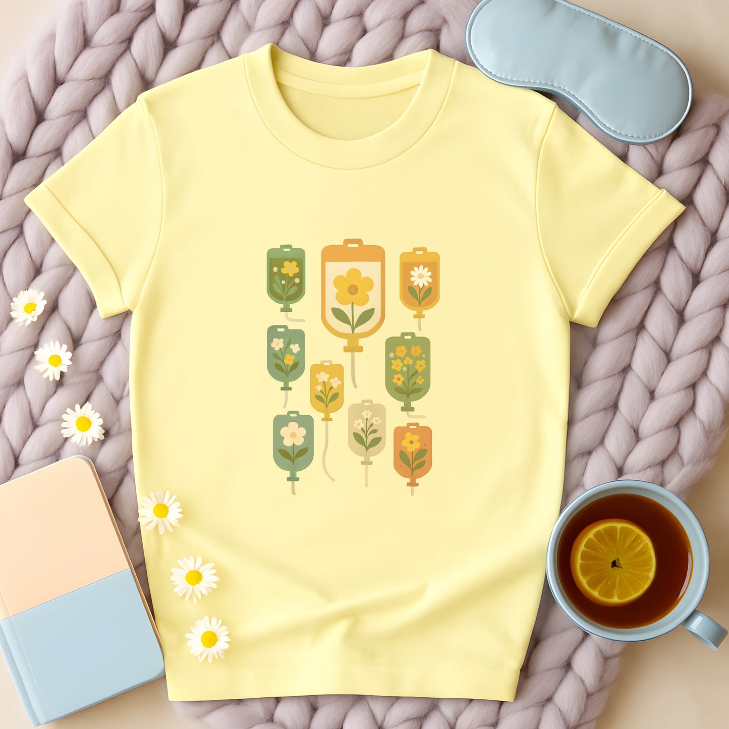 Floral IV Bags T-Shirt