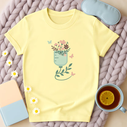 Floral IV Bag With Butterflies T-Shirt