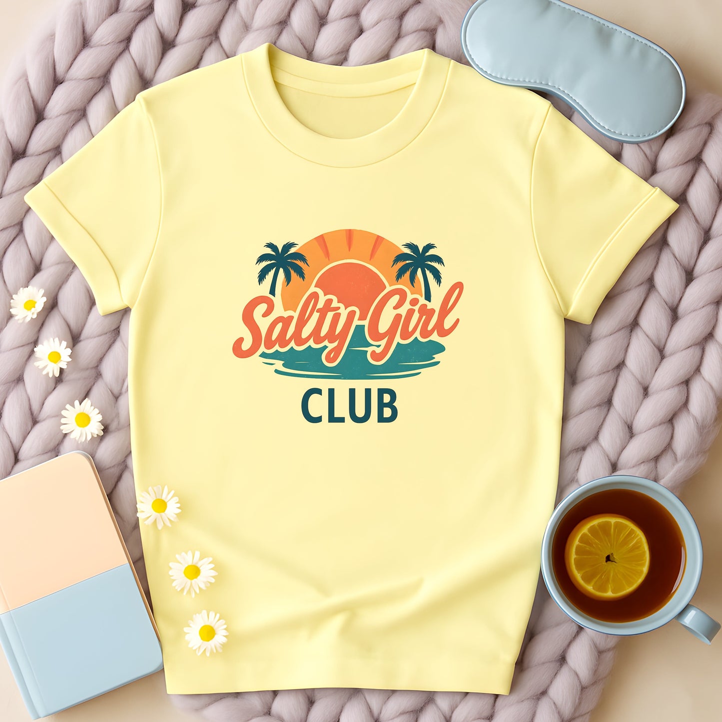 Salty Girl Club Beach T-Shirt