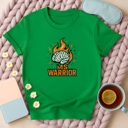 Fiery Brain MS Warrior T-Shirt