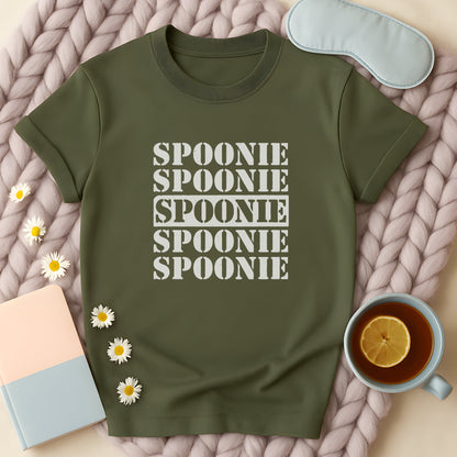 Spoonie Military Stencil T-Shirt