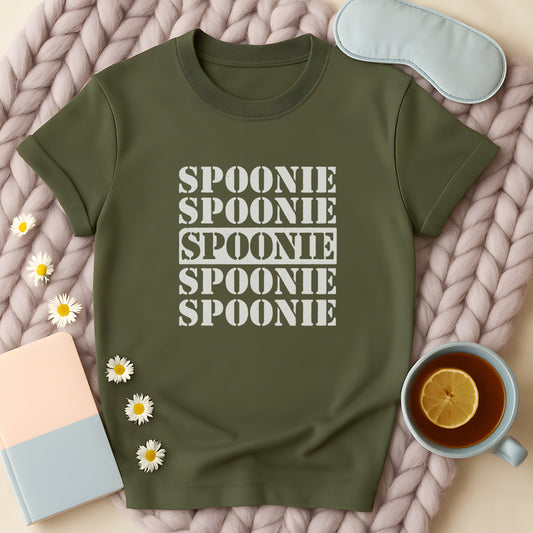 Spoonie Military Stencil T-Shirt
