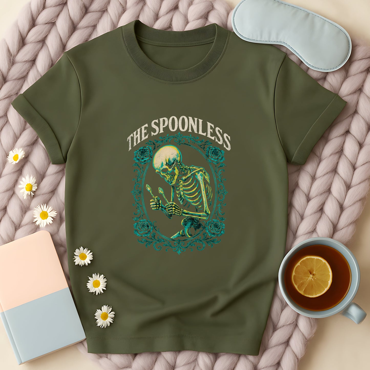 The Spoonless Skeleton Gothic T-Shirt