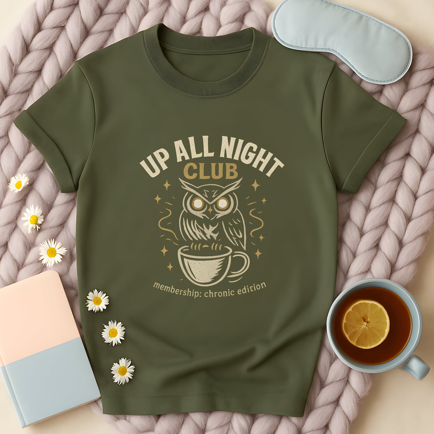 Up All Night Club Owl T-Shirt