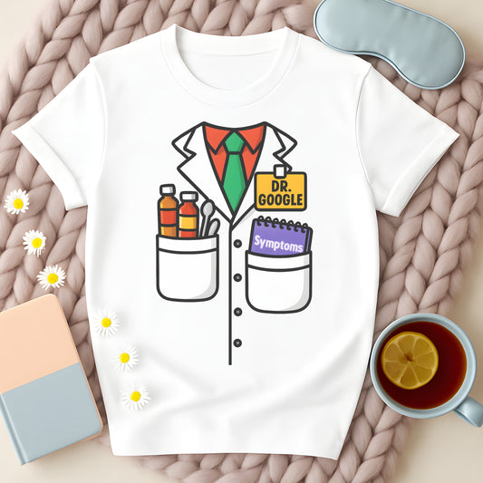 Doctor Google Lab Coat T-Shirt