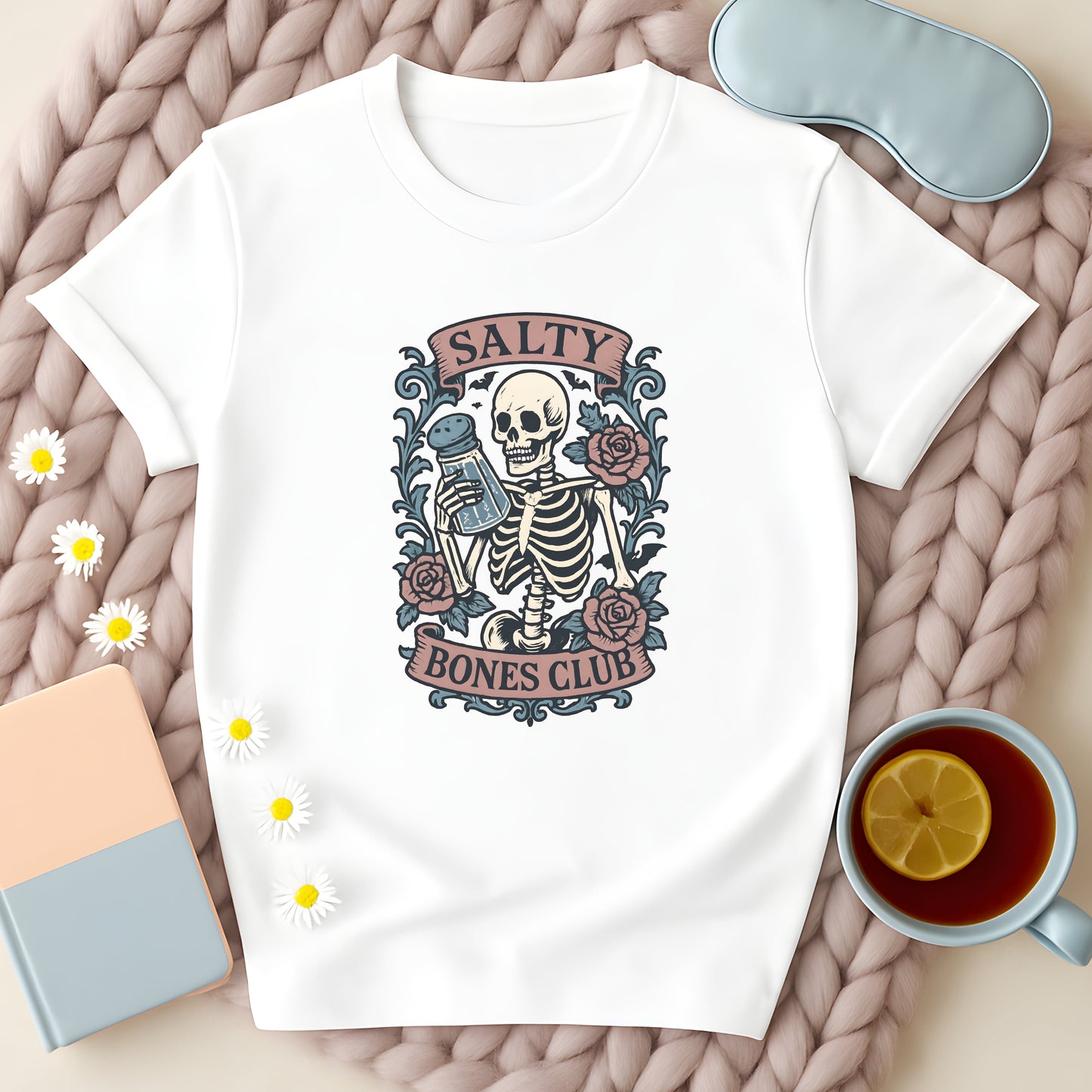 Salty Bones Club Skeleton T-Shirt