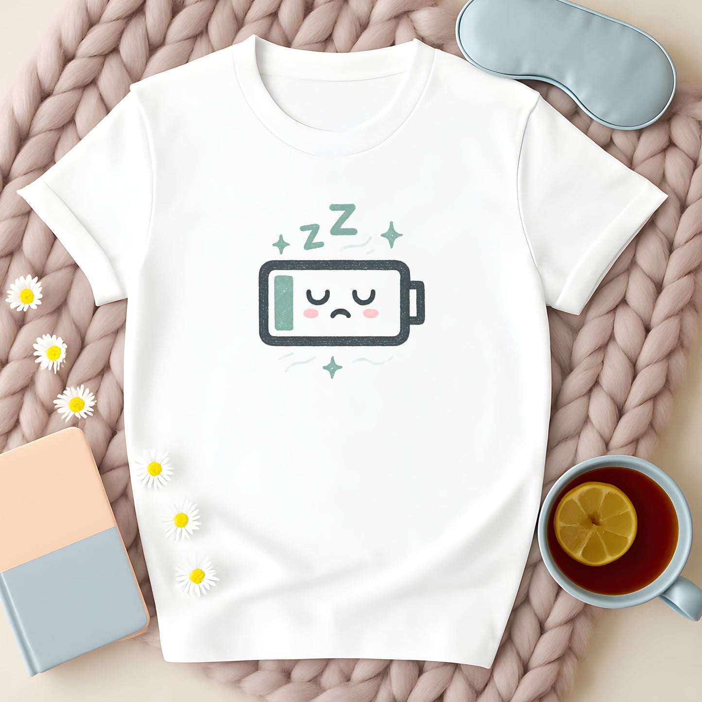 Sleepy Low Energy Battery T-Shirt