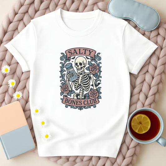 Salty Bones Club Skeleton T-Shirt